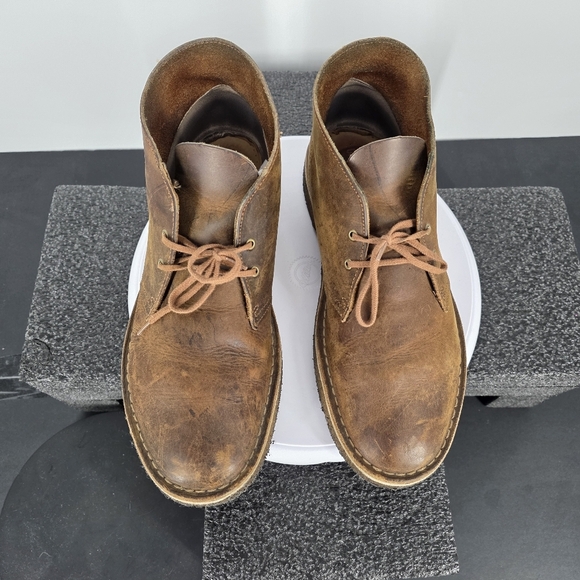Clarks Originals Desert Boot Mens 10.5 Shoes Beeswax Leather Chukka Crepe Sole main image 2